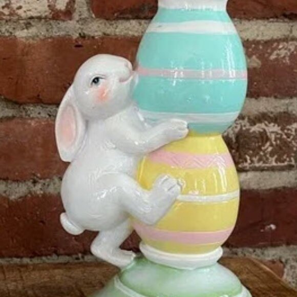 NWT Martha Stewart Bunny Candle Holders - Picture 4 of 5